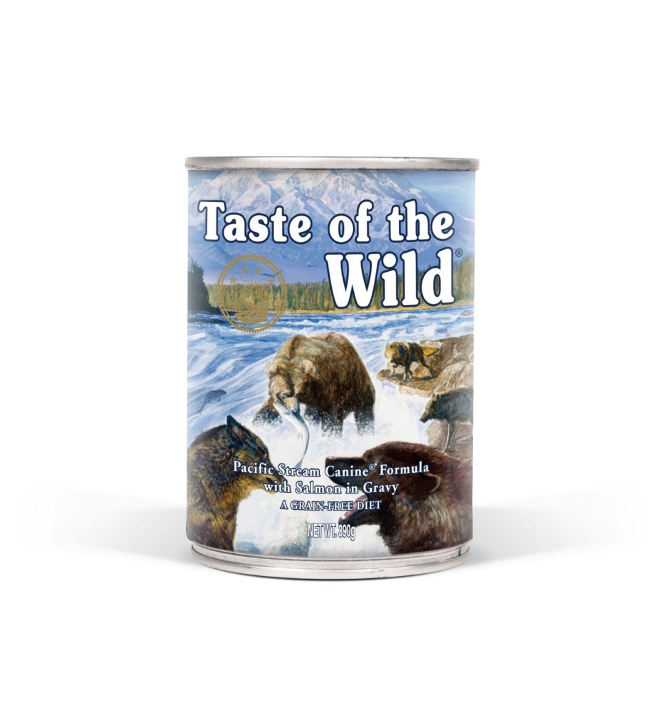 Taste of the Wild Pacific Stream Salmon in Gravy Wet Dog 12 x 390g